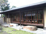お茶をいただいた松籟庵